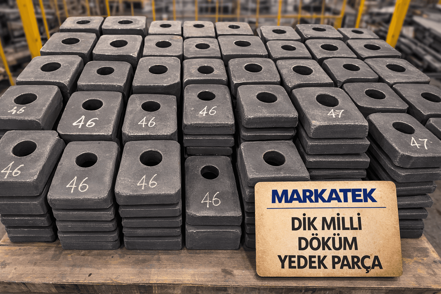 MRK-167 Dik Milli Döküm Yedek Parça