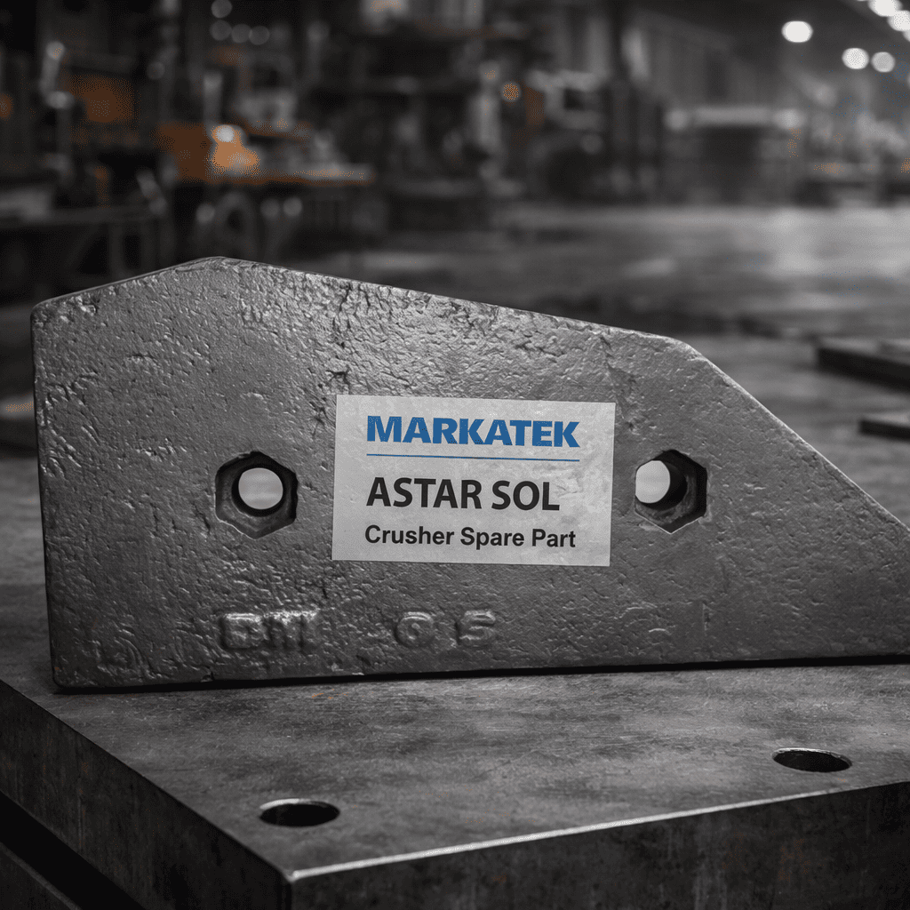 MRK-100 – Sekonder Kırıcı Sol Astar Plakası (Crusher Spare Part)